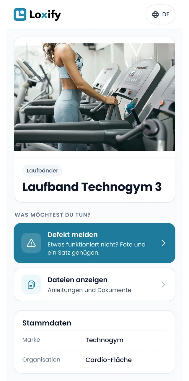 Schadensmeldung per QR-Code: Zusammenfassung vor dem Absenden mit Mitgliedsnummer für Rückfragen